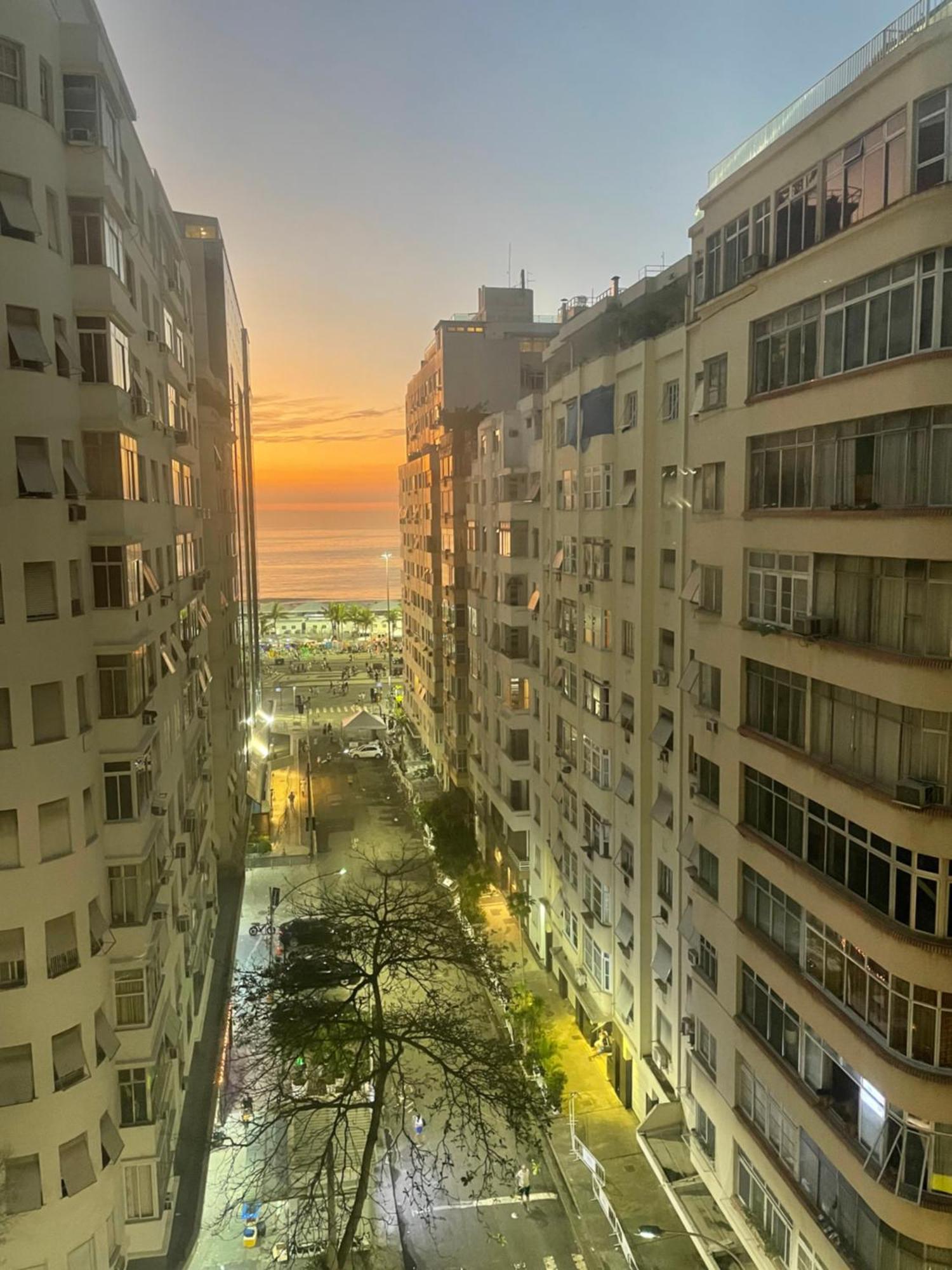 Apartamento Copacabana, Vista para o mar Río de Janeiro Exterior foto